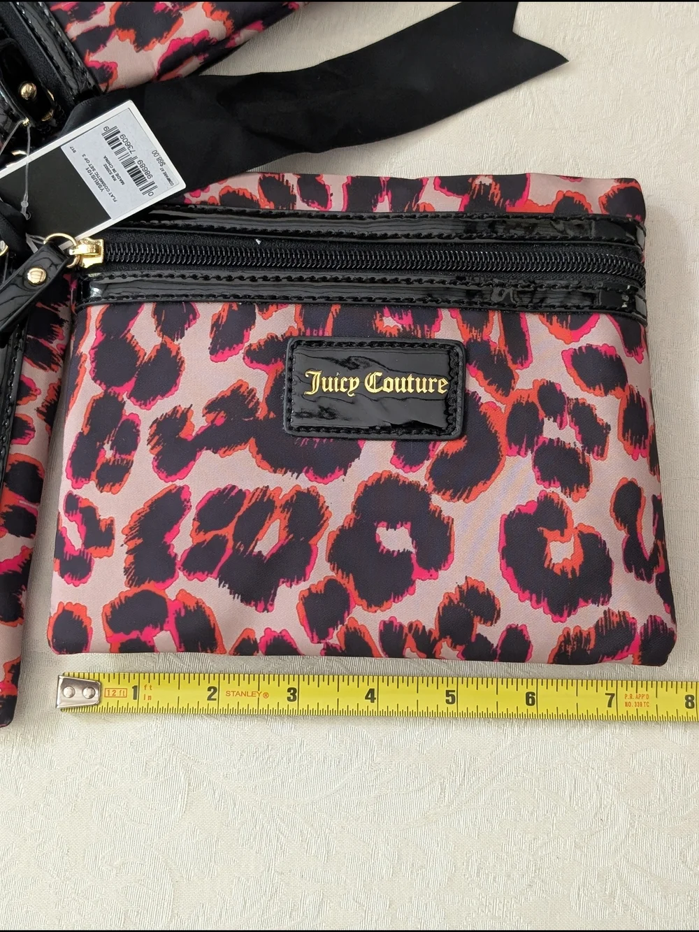 Juicy Couture Nylon cosmetic bags, Juicy Couture leopard print makeup bag set